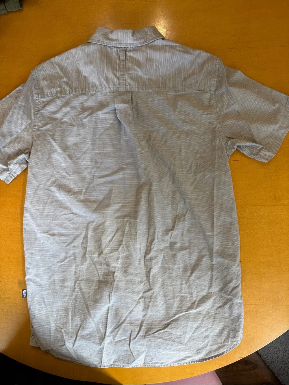 The North Face Men’s Pale Blue Short-Sleeve Button-Down Shirt